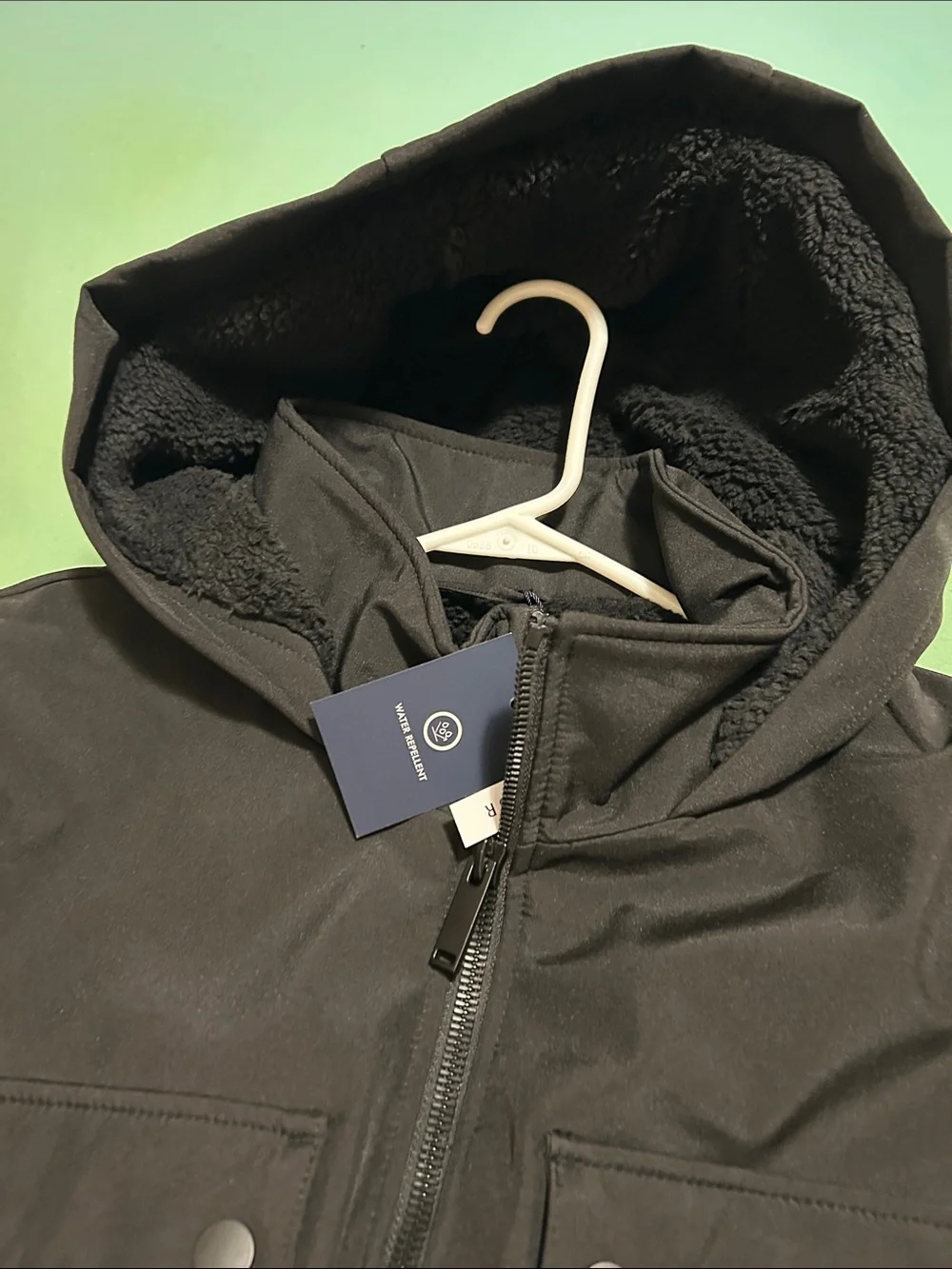 Jos. A. Bank Black Hooded Field Jacket